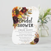 Invitation Fleurs d'automne et Fête des mariées d'or (Debout devant)