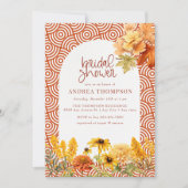 Invitation Fleurs d'automne | Fête des mariées d'automne (Devant)