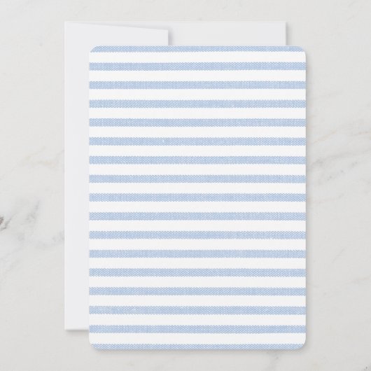 Invitation Fleurs d'automne preppy Ginger Jar Baby shower Cit (Dos)