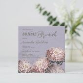 Invitation Fleurs de brunch de mariage  (Debout devant)