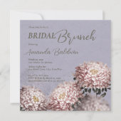Invitation Fleurs de brunch de mariage  (Devant)
