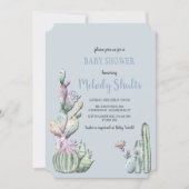 Invitation Fleurs de cactus (Devant)