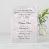 Invitation Fleurs de cerisier et vers épousant II (Debout devant)