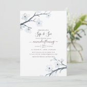 Invitation Fleurs de cerisier Sip and See (Debout devant)