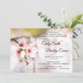 Invitation Fleurs de cerisiers printanières | Dîner de répéti (Debout devant)