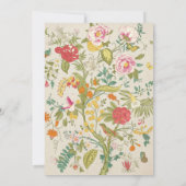 Invitation Fleurs de champ Fleurs sauvages Fête des mariées f (Dos)