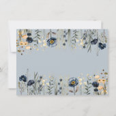 Invitation Fleurs de champ | Oh Garçon | Baby shower garçon (Dos)