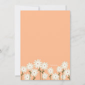 Invitation Fleurs de cueillette Fête d'anniversaire (Dos)