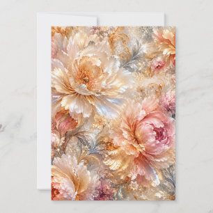 Invitation Fleurs de Fantaisie Luxueuses