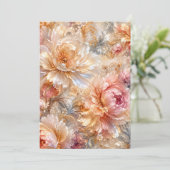 Invitation Fleurs de Fantaisie Luxueuses (Debout devant)