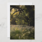 Invitation Fleurs de forêt enchantée florale rustique Douze a (Dos)