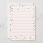 Invitation Fleurs de glace Fruits Diamants Anniversaire (Dos)
