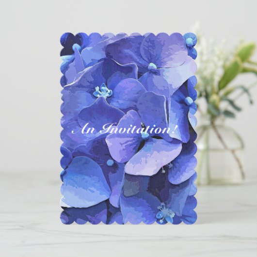 INVITATION FLEURS DE JARDIN (Debout devant)