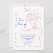 Invitation Fleurs De La Fête des mariées Du Marché (Devant)