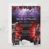 Invitation Fleurs de la Fête des Morts (Devant)