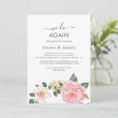 Invitation Fleurs de la Terre Rustique "Nous le refaisons" Re (Debout devant)