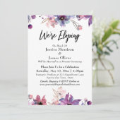 Invitation Fleurs de l'aquarelle abstraite moderne, nous nous (Debout devant)