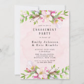 Invitation Fleurs de l'arbre Apple Watercolor (Devant)