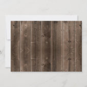 Invitation Fleurs de lavande rustique Fête des mariées Mason  (Dos)