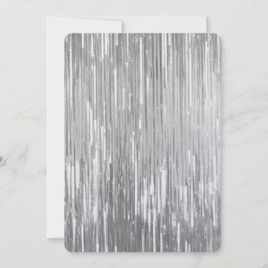 Invitation Fleurs de Lotus Blanches Anniversaire (Dos)