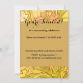 Invitation Fleurs de lys Art nouveau d'Alphonse Mucha (Devant)