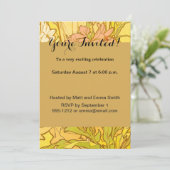 Invitation Fleurs de lys Art nouveau d'Alphonse Mucha (Debout devant)