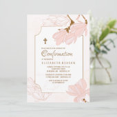 Invitation Fleurs de Magnolia (Debout devant)