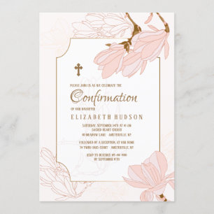 Invitation Fleurs de Magnolia