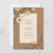 Invitation Fleurs de marais et d'automne Foliage de forêt Mar (Devant)