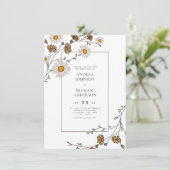 Invitation Fleurs de marais et d'automne Foliage de forêt Mar (Debout devant)