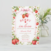 Invitation Fleurs de marguerite de douche de mariage de frais (Debout devant)
