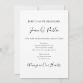 Invitation Fleurs de marguerite jaune pâle Anniversaire de la (Dos)