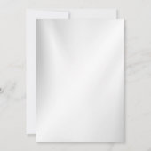 Invitation Fleurs de mariage cloches Rubans bleu rose Beau (Dos)