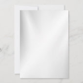 Invitation Fleurs de mariage cloches Rubans bleu rose Beau (Dos)