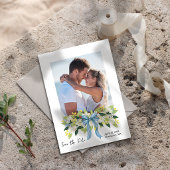 Invitation Fleurs de Nantucket Save the Date Côtière