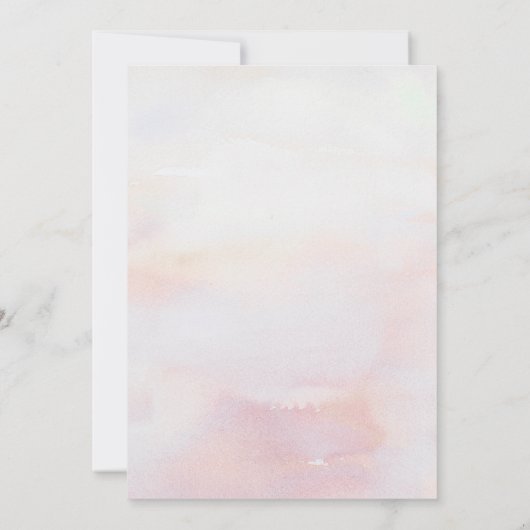 Invitation Fleurs de plage tropicales (Dos)