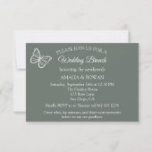 Invitation Fleurs de prairie Mariage Brunch (Devant)