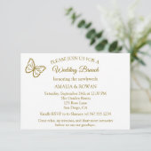 Invitation Fleurs de prairie Mariage Brunch (Debout devant)