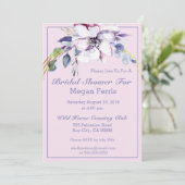 Invitation Fleurs de printemps (Debout devant)