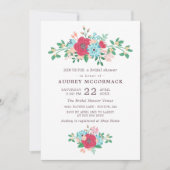 Invitation Fleurs de printemps doux - Fête des mariées floral (Devant)