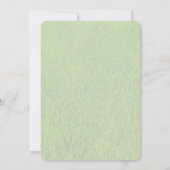 Invitation Fleurs de printemps écologiques sauvages (Dos)