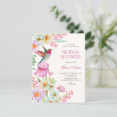 Invitation fleurs de printemps fête de mariage (Debout devant)