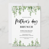 Invitation Fleurs de printemps Fête des mères Brunch (Devant)