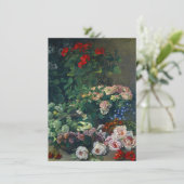 Invitation Fleurs de printemps Monet (Debout devant)
