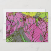 Invitation FLEURS DE PRINTEMPS PEINTES Invitation-Grey (Dos)