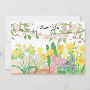 Invitation Fleurs de printemps qui rayonnent Joy Texte person