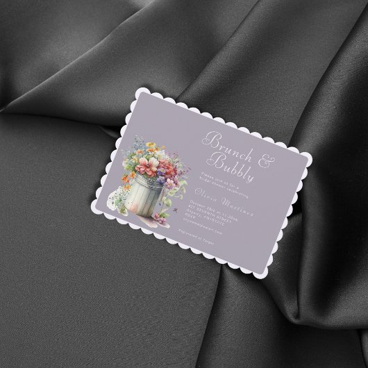 Invitation Fleurs de printemps romantiques Vase Fête des mari