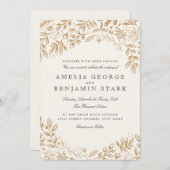 Invitation Fleurs de récolte (Devant / Derrière)