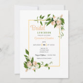 Invitation Fleurs de Roses et Stephanotis (Devant)