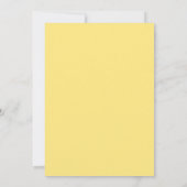 Invitation Fleurs de soleil blanc Mariage (Dos)